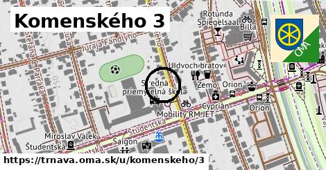 Komenského 3, Trnava