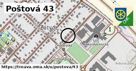 Poštová 43, Trnava