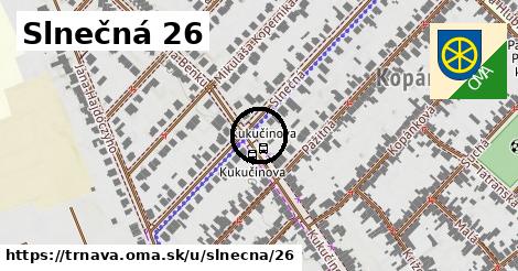 Slnečná 26, Trnava