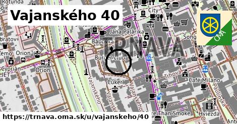 Vajanského 40, Trnava