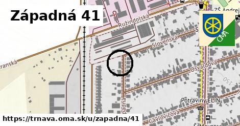 Západná 41, Trnava