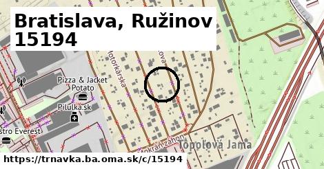Bratislava, Ružinov <span class="supisne">15194</span>