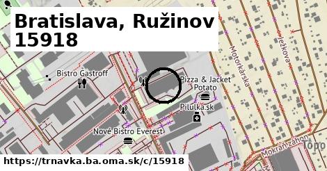 Bratislava, Ružinov <span class="supisne">15918</span>