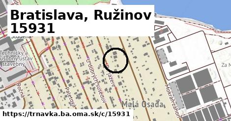 Bratislava, Ružinov <span class="supisne">15931</span>
