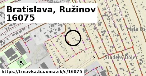 Bratislava, Ružinov <span class="supisne">16075</span>