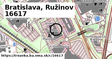Bratislava, Ružinov <span class="supisne">16617</span>