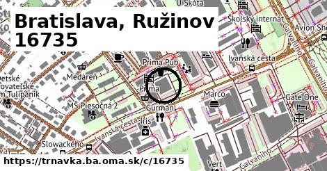Bratislava, Ružinov <span class="supisne">16735</span>
