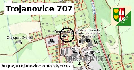 Trojanovice <span class="supisne">707</span>