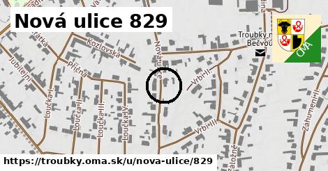 Nová ulice 829, Troubky