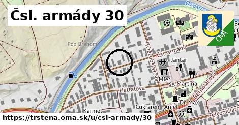 Čsl. armády 30, Trstená