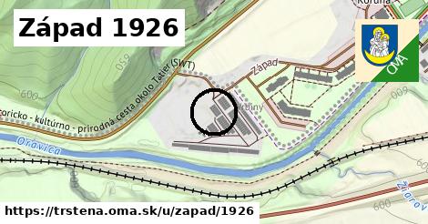 Západ 1926, Trstená