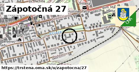 Zápotočná 27, Trstená