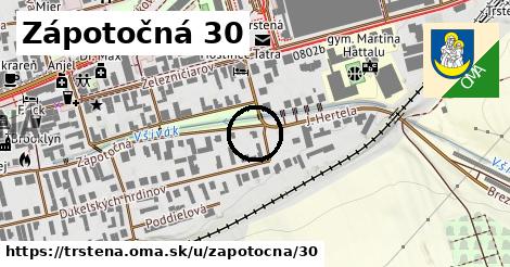 Zápotočná 30, Trstená