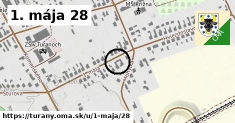 1. mája 28, Turany