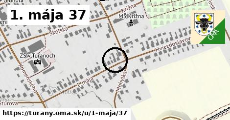 1. mája 37, Turany