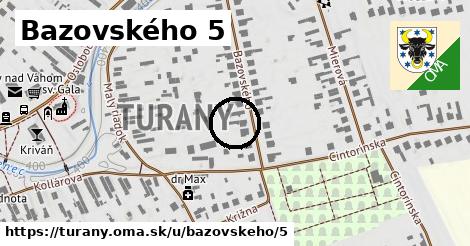 Bazovského 5, Turany