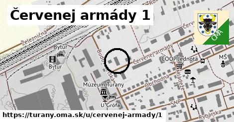 Červenej armády 1, Turany