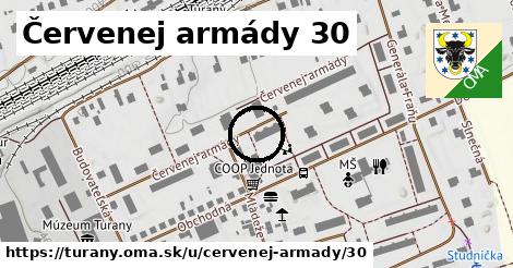 Červenej armády 30, Turany