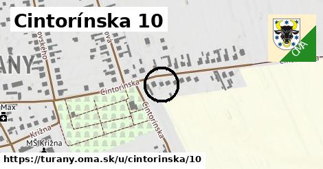 Cintorínska 10, Turany
