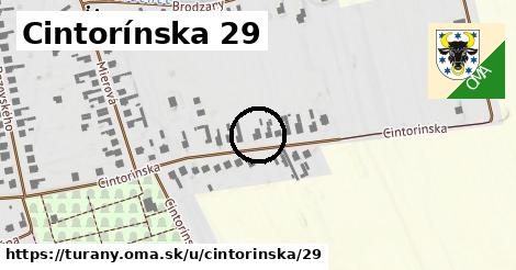 Cintorínska 29, Turany