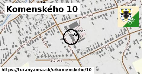 Komenského 10, Turany