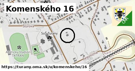 Komenského 16, Turany