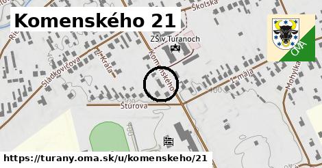 Komenského 21, Turany