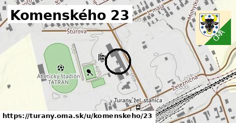 Komenského 23, Turany
