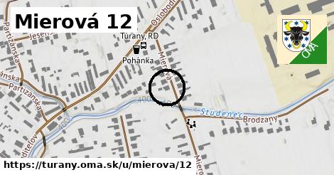 Mierová 12, Turany