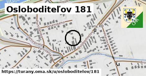 Osloboditeľov 181, Turany
