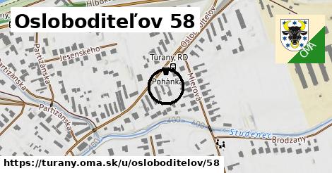 Osloboditeľov 58, Turany