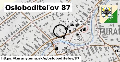 Osloboditeľov 87, Turany