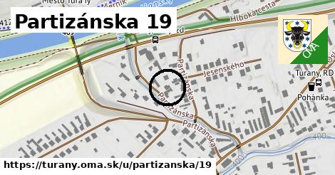 Partizánska 19, Turany