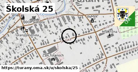 Školská 25, Turany