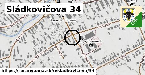 Sládkovičova 34, Turany