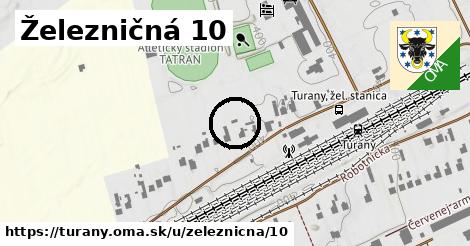 Železničná 10, Turany