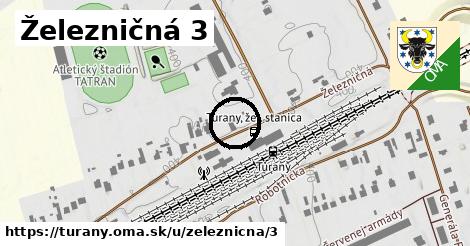 Železničná 3, Turany