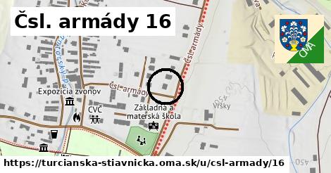 Čsl. armády 16, Turčianska Štiavnička