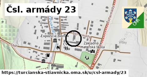 Čsl. armády 23, Turčianska Štiavnička