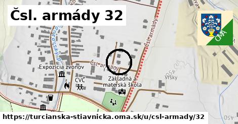 Čsl. armády 32, Turčianska Štiavnička