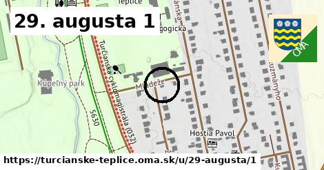 29. augusta 1, Turčianske Teplice