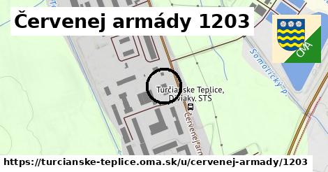 Červenej armády 1203, Turčianske Teplice