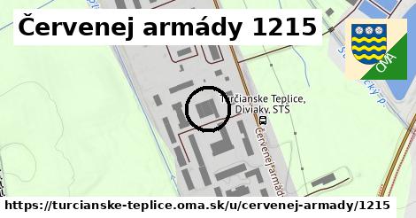 Červenej armády 1215, Turčianske Teplice