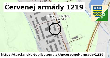 Červenej armády 1219, Turčianske Teplice