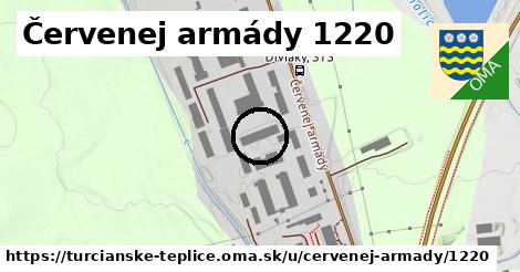Červenej armády 1220, Turčianske Teplice