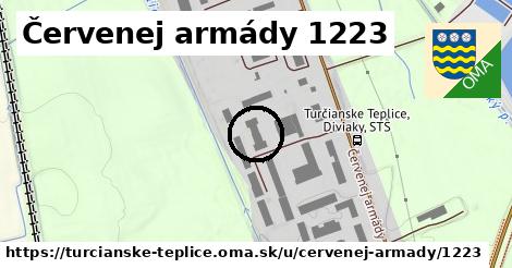 Červenej armády 1223, Turčianske Teplice