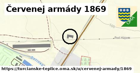 Červenej armády 1869, Turčianske Teplice
