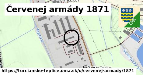 Červenej armády 1871, Turčianske Teplice