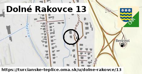 Dolné Rakovce 13, Turčianske Teplice