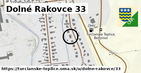 Dolné Rakovce 33, Turčianske Teplice